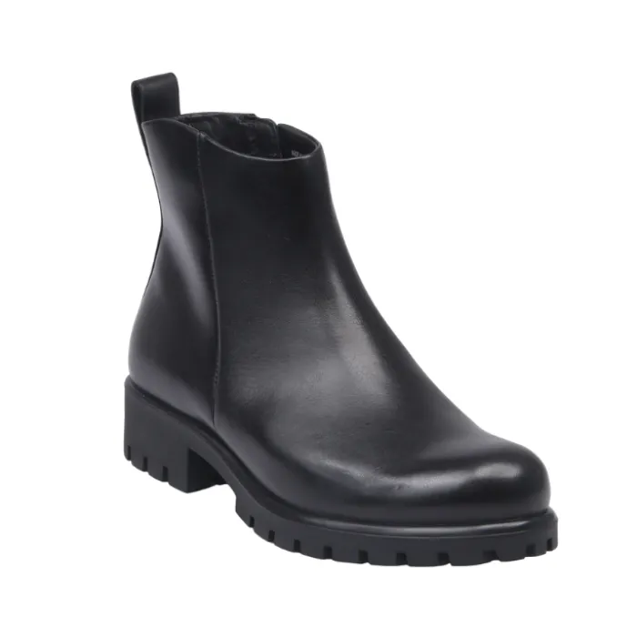 Ecco Modtray Zipper Boot Black Women