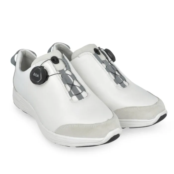 Klaveness Frida Shoe Off White Pig Velour BOA Women