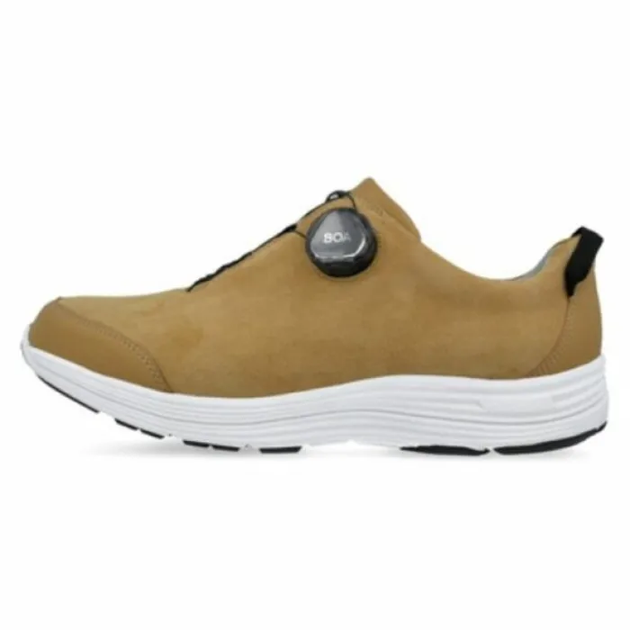Klaveness Frida Shoe Velour BOA Camel Women