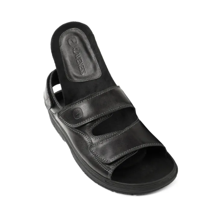 Klaveness 0837 Naturform Sandal Black Unisex