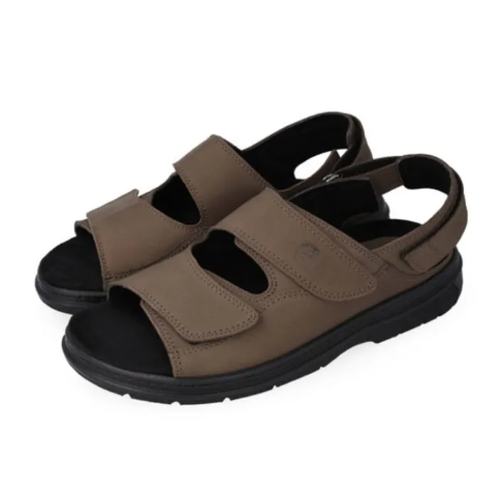 Klaveness 0837 Nubuck Naturform Sandal Brown Unisex