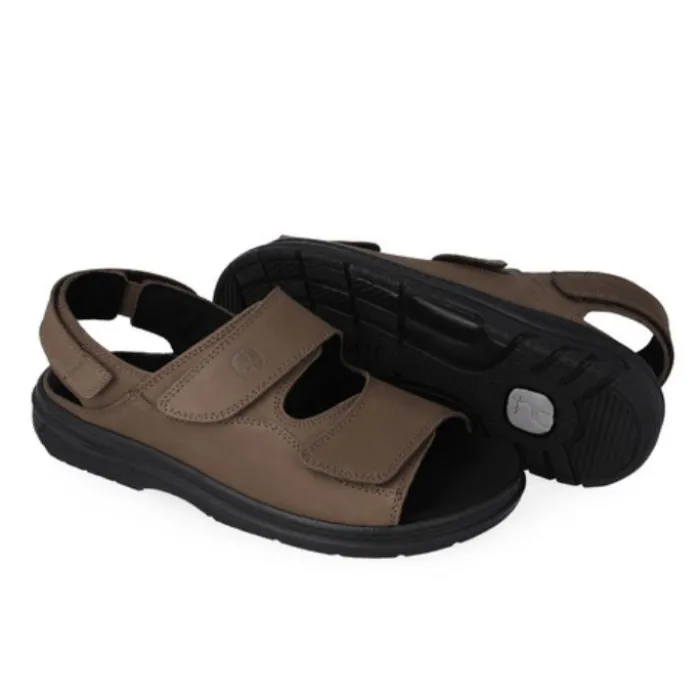 Klaveness 0837 Nubuck Naturform Sandal Brown Unisex