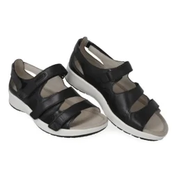 Klaveness Thea Sandal With Heelcap Leather Black Women