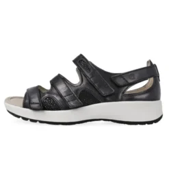 Klaveness Thea Sandal With Heelcap Leather Black Women