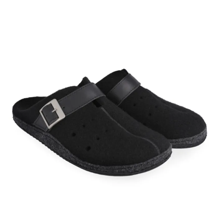 Klaveness Whool Slipper Black Men