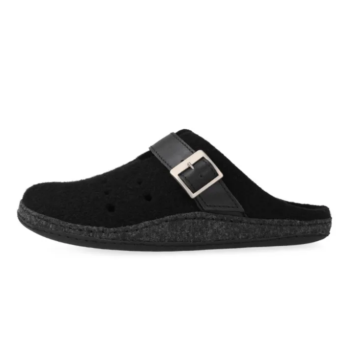 Klaveness Whool Slipper Black Men