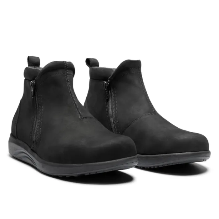 New Feet Boot 2 Zippers Black Men