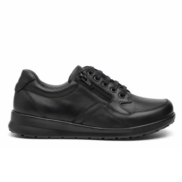 New Feet Lace & Zipper Black Women