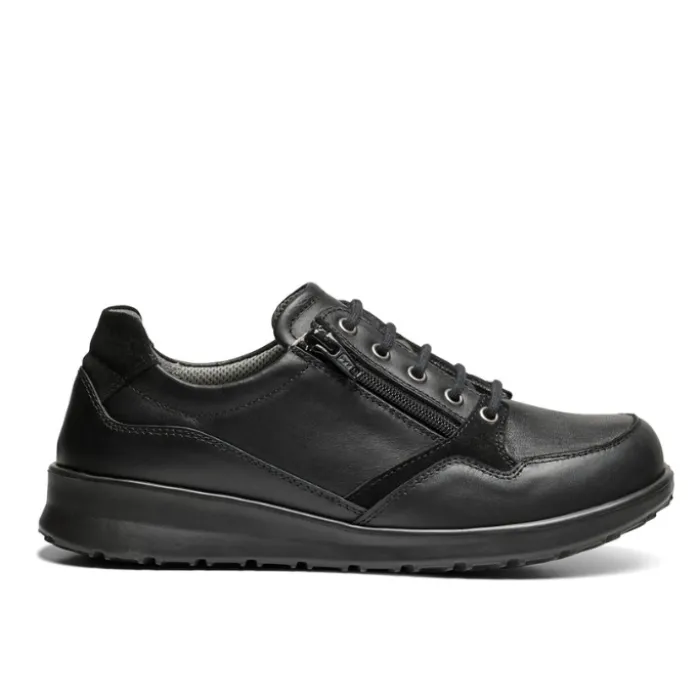 New Feet Lace & Zipper Black Women