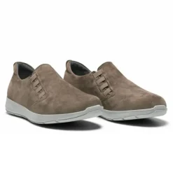 New Feet Loafer Elastic Goat Skin Sand Women