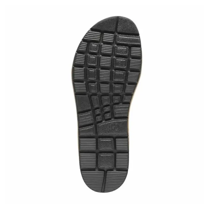 New Feet Sandal Loop Heelcap Black Nubuck Women