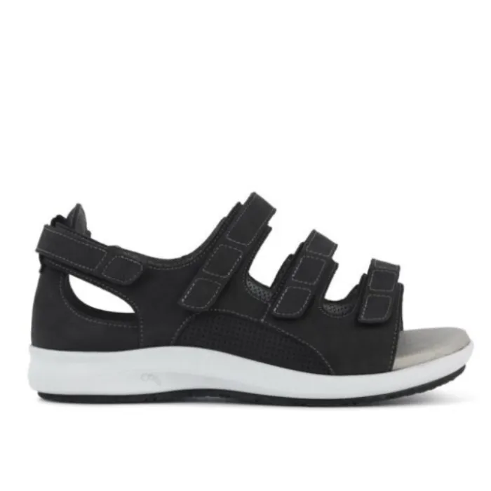 New Feet Sandal With Heel Cap Black Women