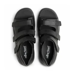 New Feet Sandal With Heelcap Black Men