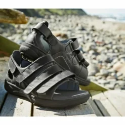 New Feet Sandal With Heelcap Black Men
