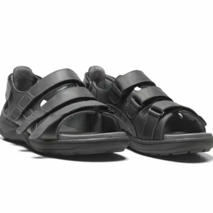 New Feet Sandal With Heelcap Black Men