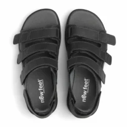 New Feet Sandal With Heelcap Black Men