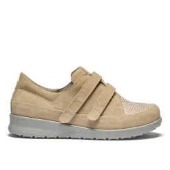 New Feet Velcro Leather/Stretch Sand Women