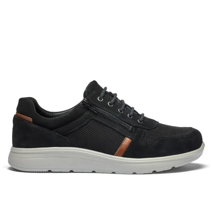 New Feet Zipper & Lace Black Men