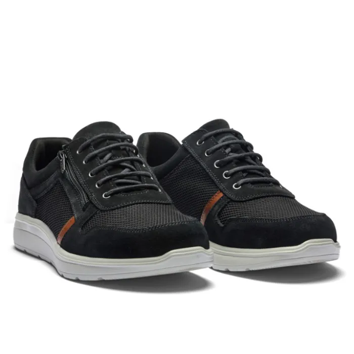 New Feet Zipper & Lace Black Men