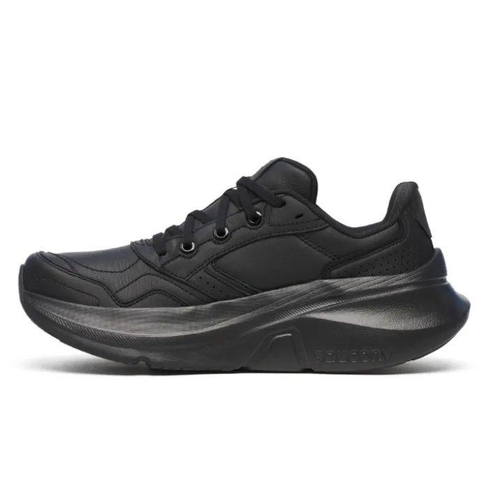 Saucony Guide Metro Leather Wide Tripple Black Women