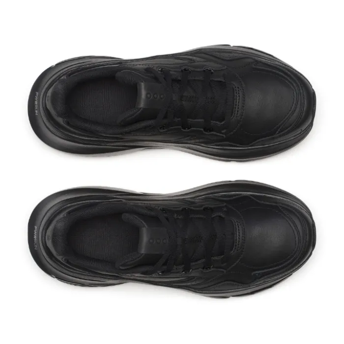 Saucony Guide Metro Leather X-Wide Tripple Black Women