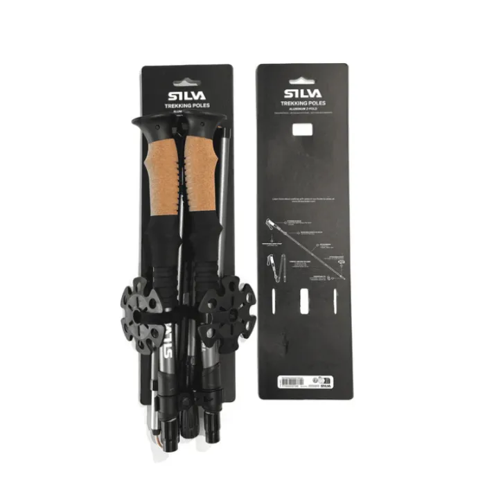 SILVA Walking Poles Aluminium Z-Fold Grey