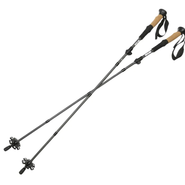 SILVA Walking Poles Aluminium Z-Fold Grey