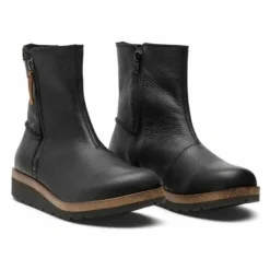 New Feet Boot 2 Zippers Black Women